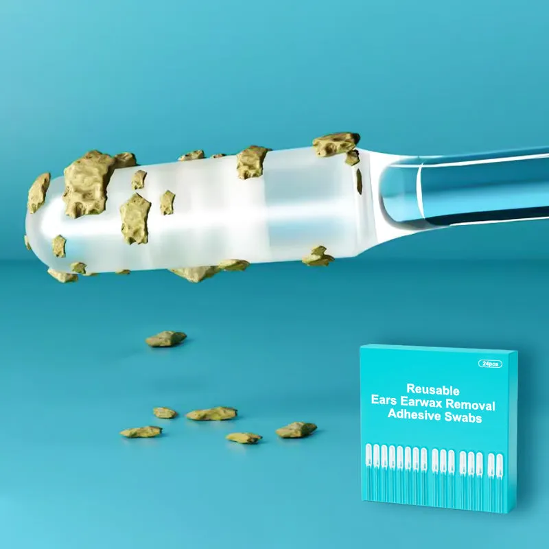 2025 HOT SALE Reusable Earwax Removal Adhesive Swabs