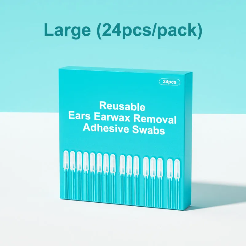2025 HOT SALE Reusable Earwax Removal Adhesive Swabs