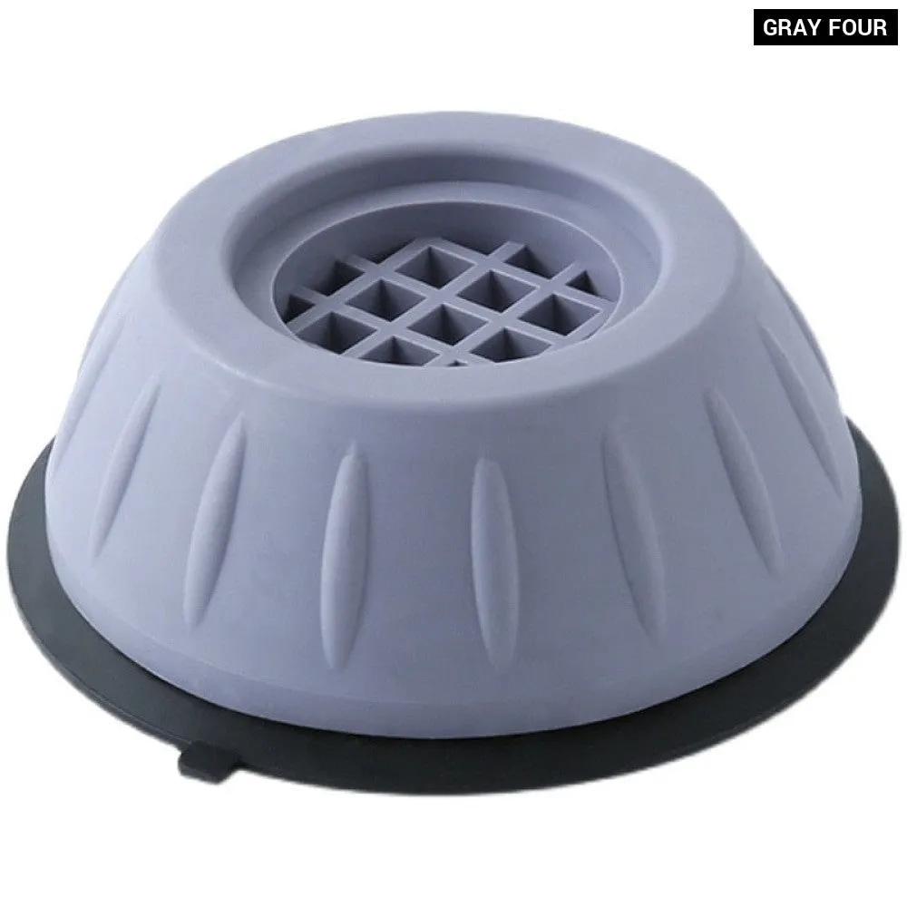 4pcs Anti Vibration Feet Pads Rubber Mat Slipstop Silent Dampers Stand Universal Washing Machine Refrigerator Furniture Foot Pad