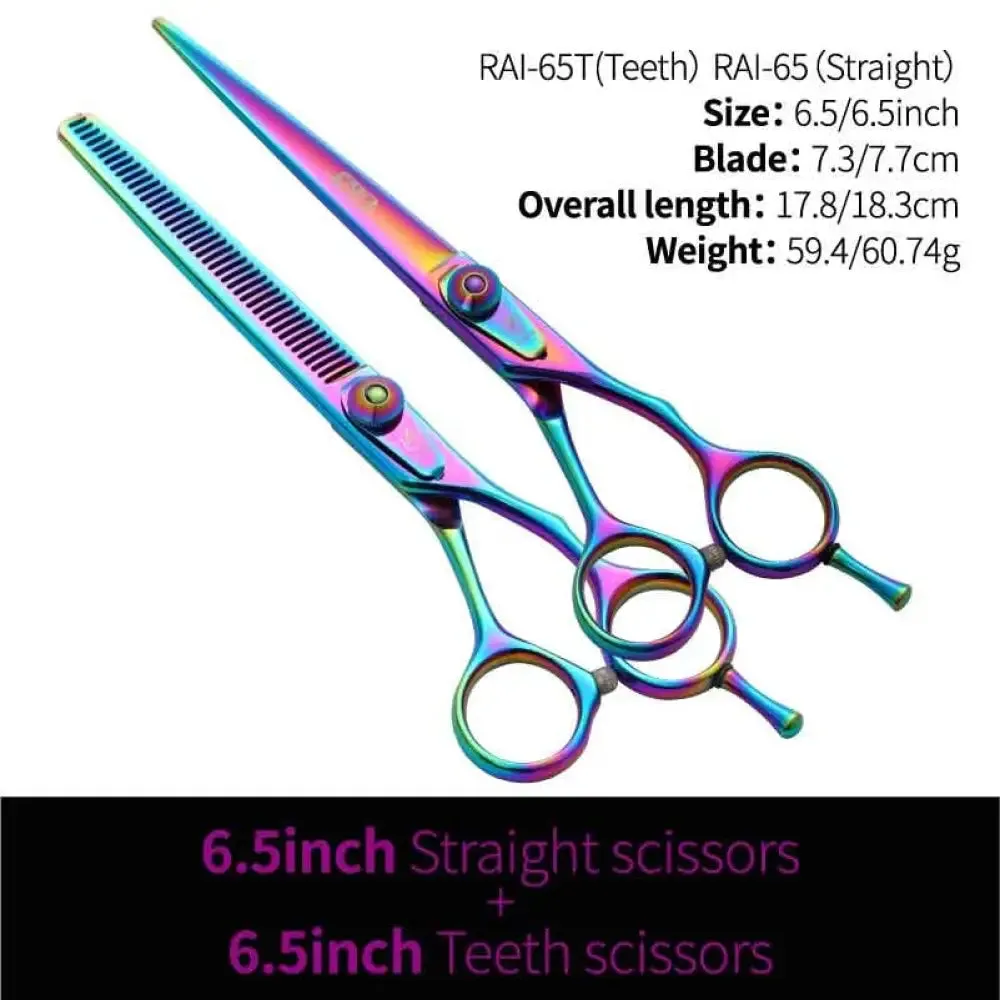 6.5 7.5 Inch Pet Dog Grooming Thinning&cutting Scissors Set Grooming Shears Set for Dogs