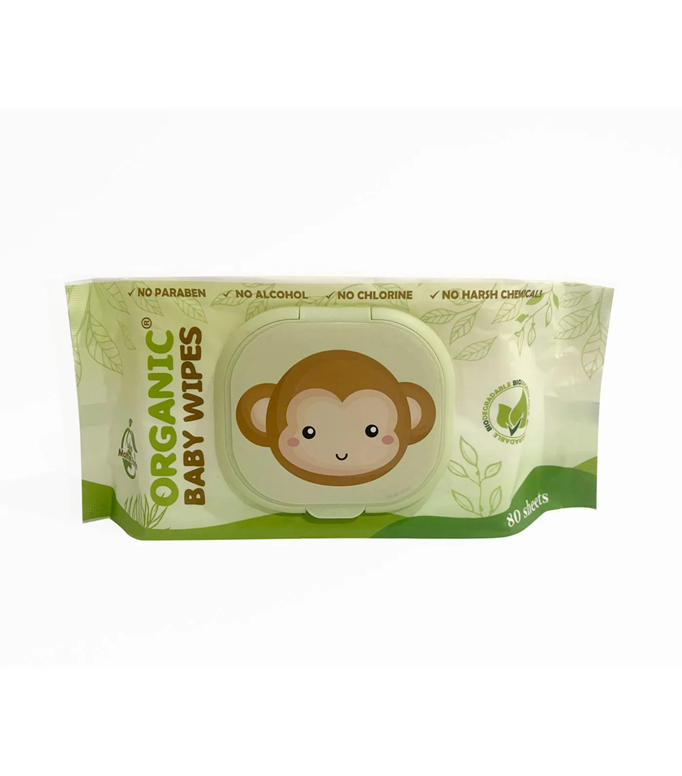 Baby Wipes with Cap (80 Wipes)