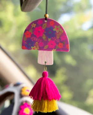 Car Air Freshener - Purple Mushroom