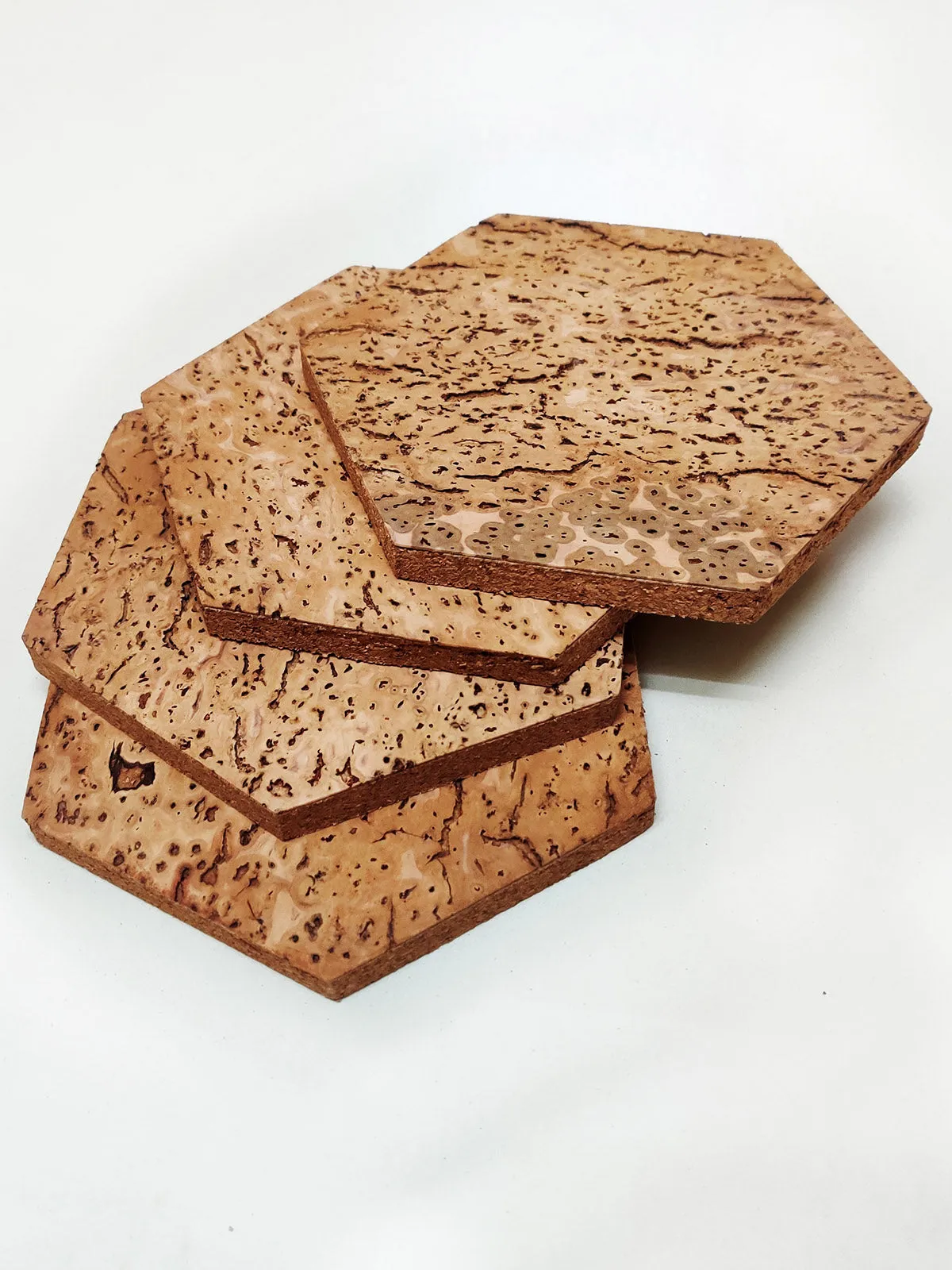 Cork Coasters Set Of 6