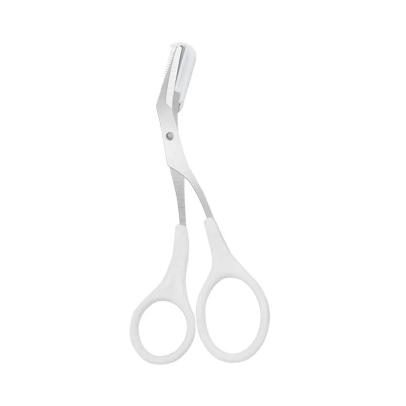 Eyebrow Trimmer Eyebrow Scissors with Comb Stainless Steel Eyebrow Razor Hair Scissors