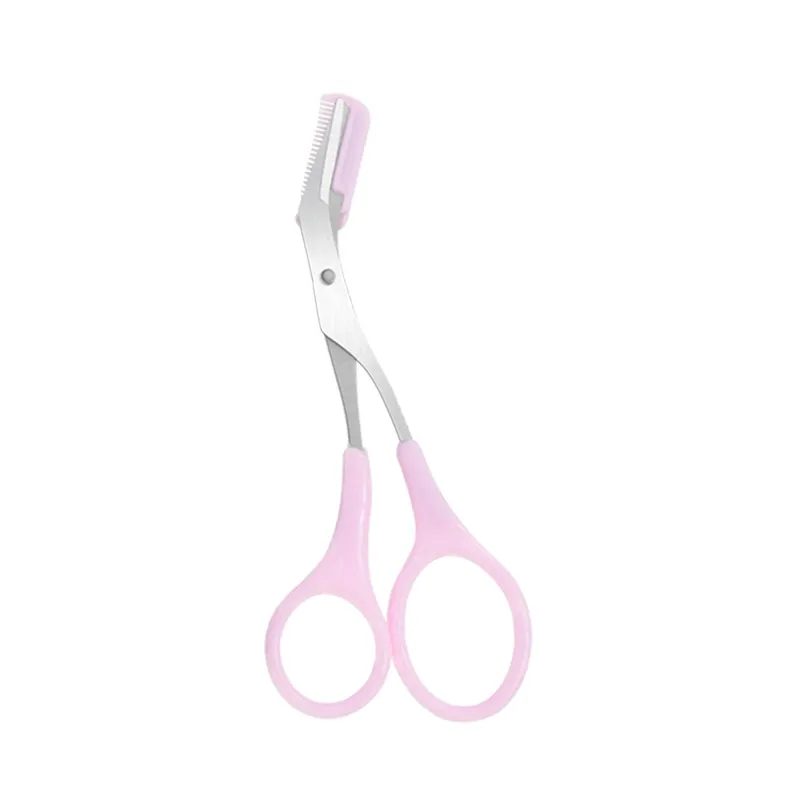 Eyebrow Trimmer Eyebrow Scissors with Comb Stainless Steel Eyebrow Razor Hair Scissors