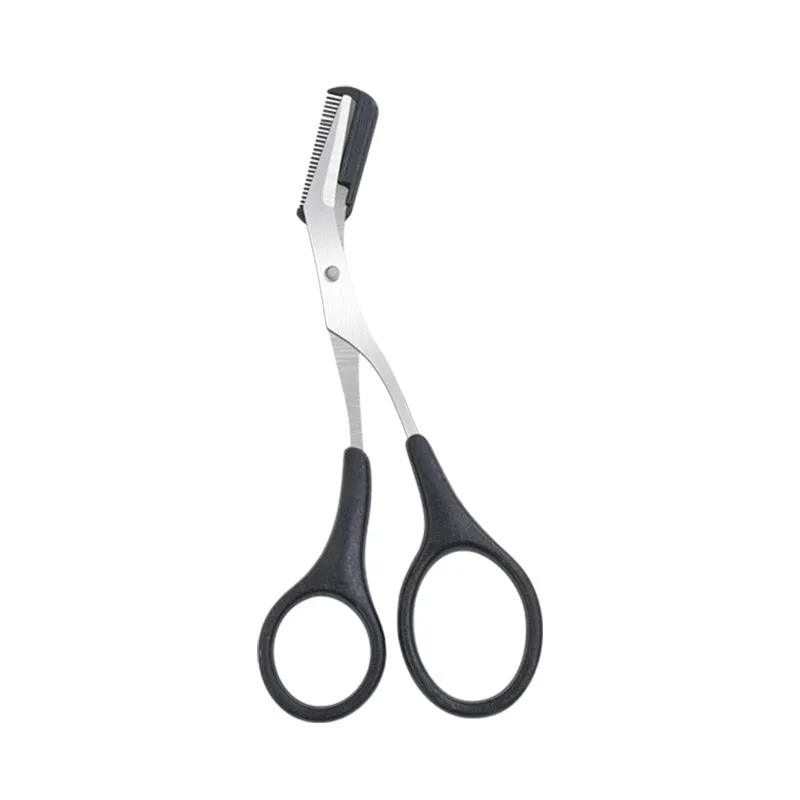 Eyebrow Trimmer Eyebrow Scissors with Comb Stainless Steel Eyebrow Razor Hair Scissors
