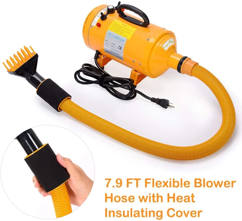 Free Paws Pet Grooming Dryer-Yellow