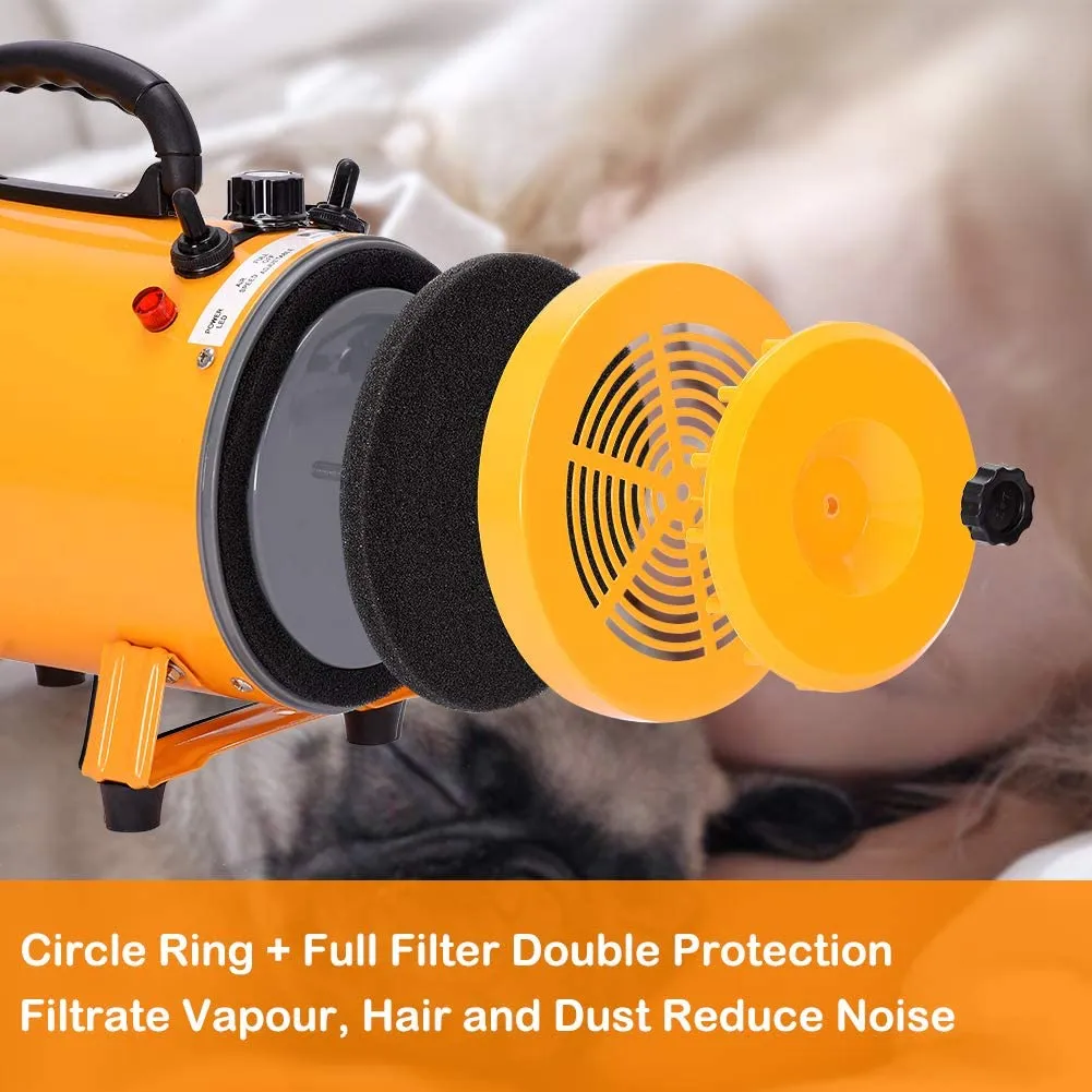 Free Paws Pet Grooming Dryer-Yellow