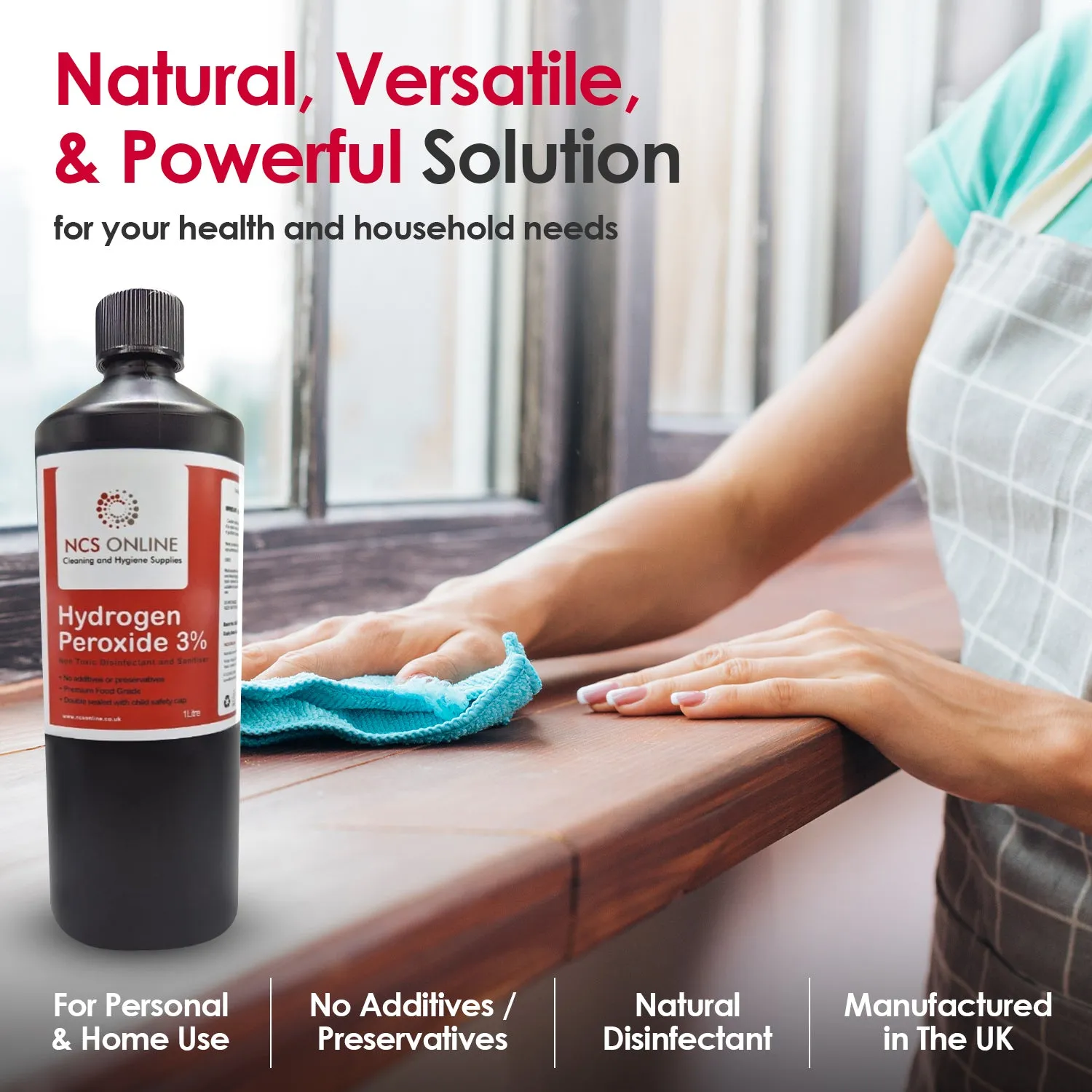 Hydrogen Peroxide 3% 1 Litre Food Grade