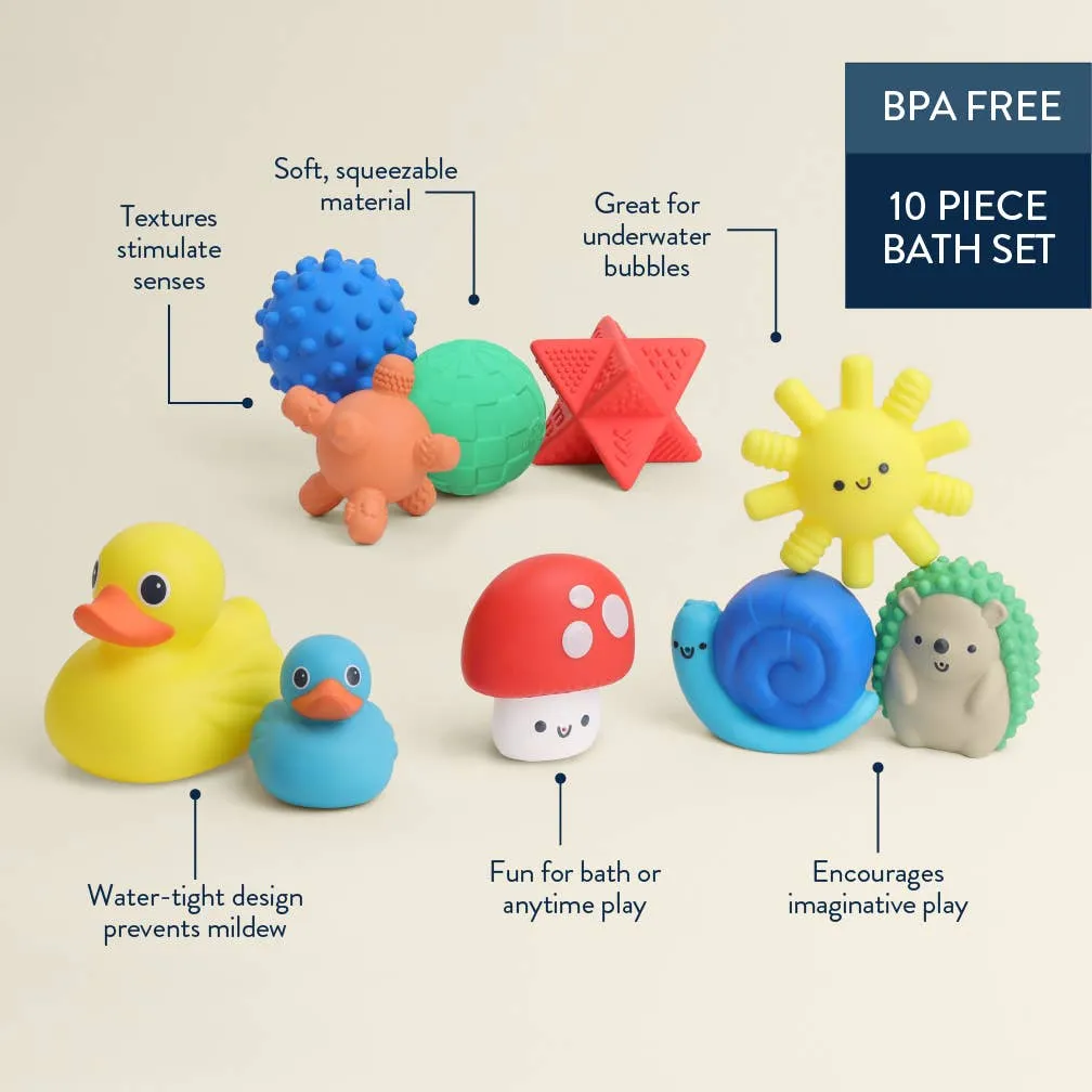 Itzy Splash Gift Set: Soft Bath Toys
