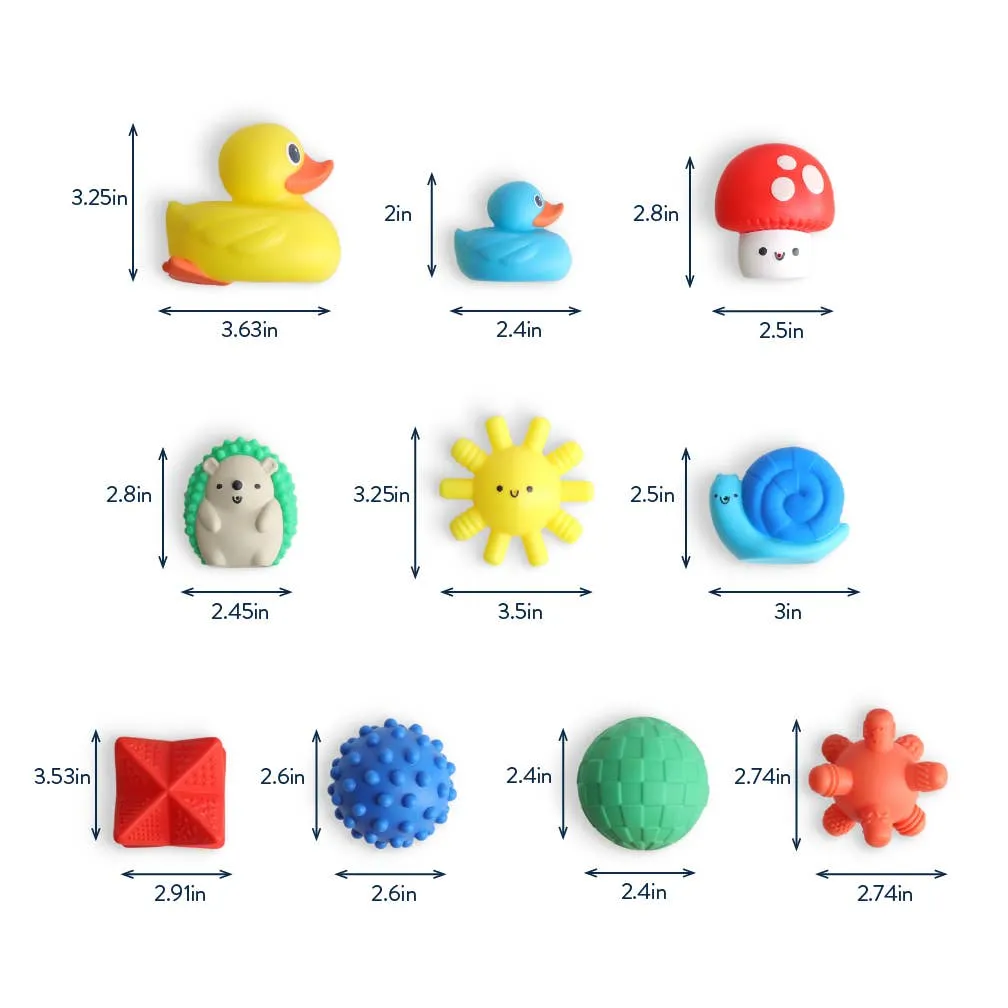 Itzy Splash Gift Set: Soft Bath Toys