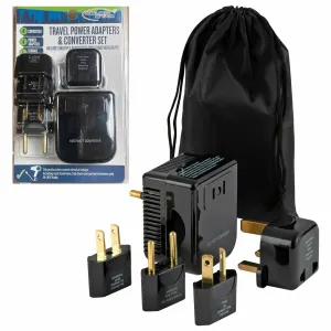 Travel Power Voltage Converter Adapter 1875W 4 Plugs 110-220 V Charger Transform