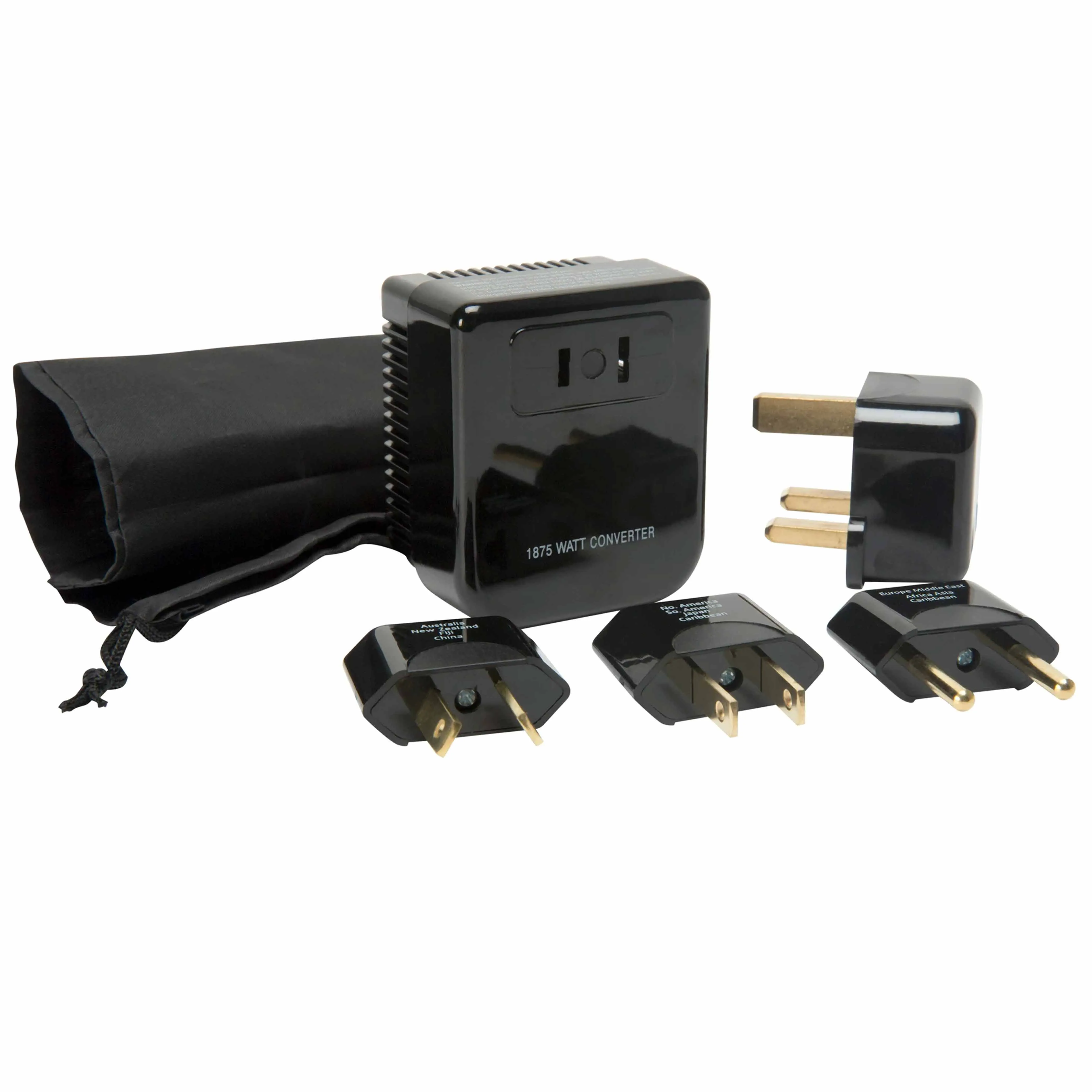 Travel Power Voltage Converter Adapter 1875W 4 Plugs 110-220 V Charger Transform
